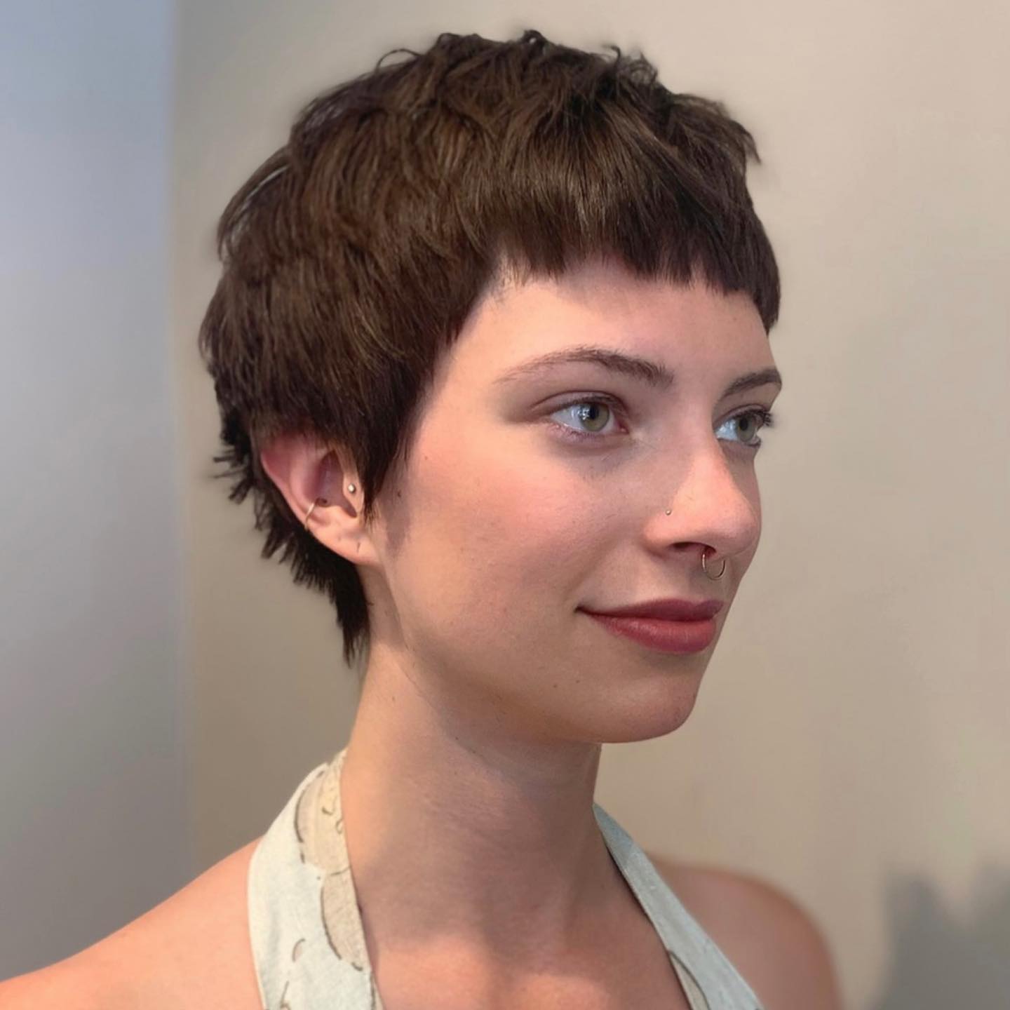 Cropped Choppy Jagged Pixie